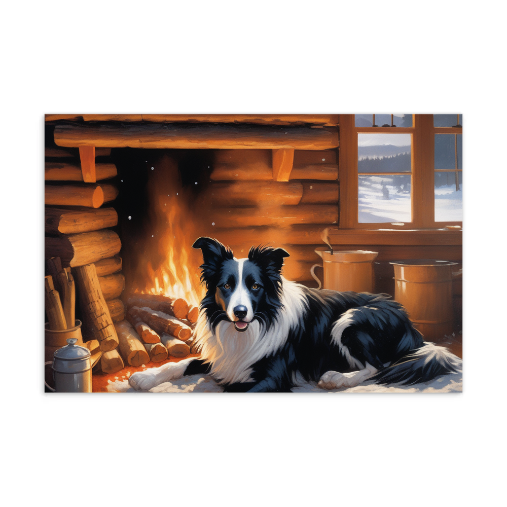PugMug Custom Border Collie Postcard