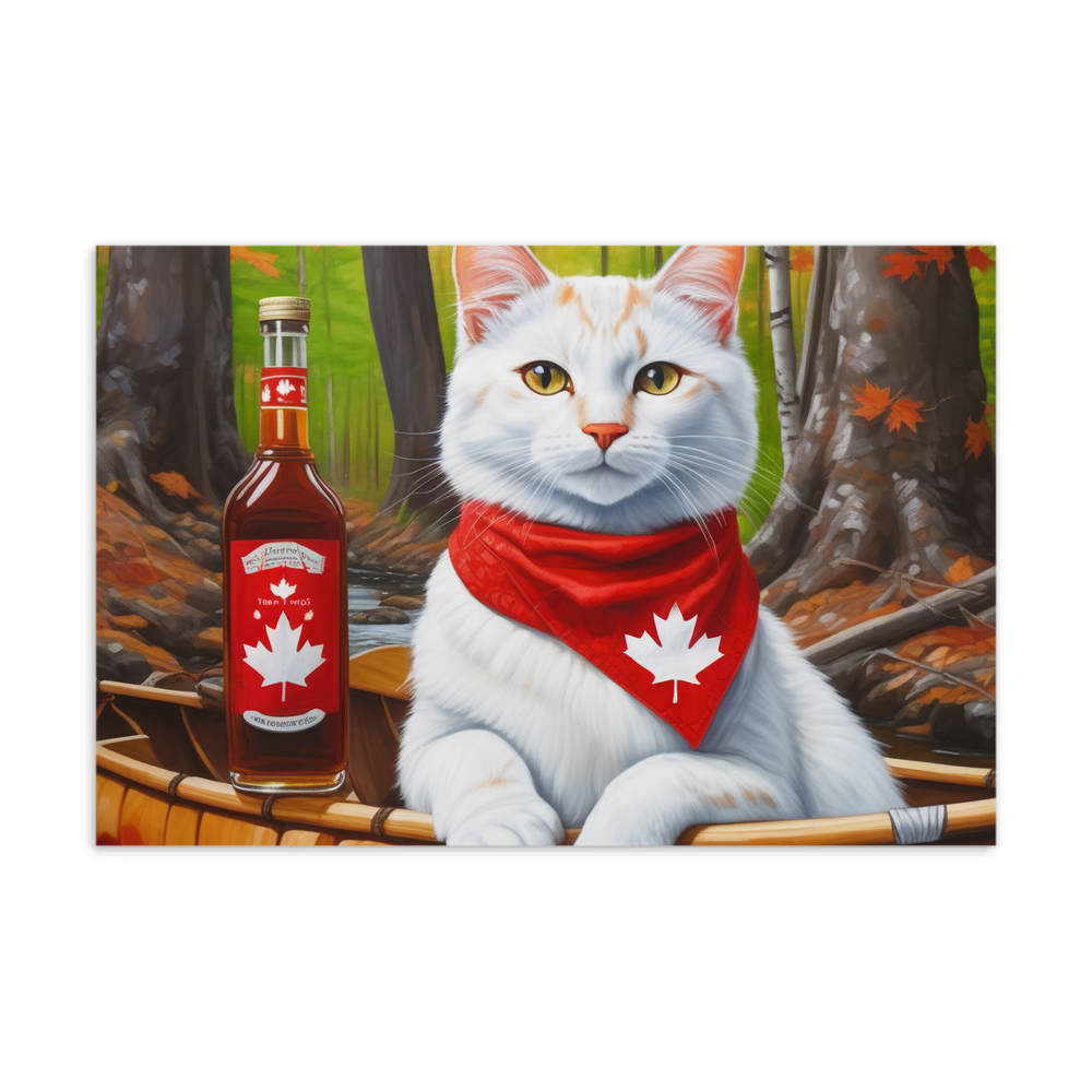 PugMug Custom White Companion Cat Postcard