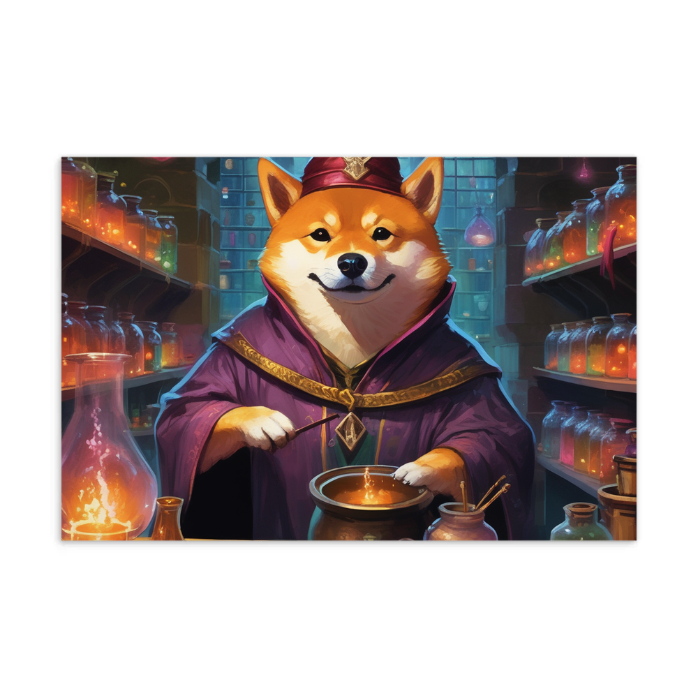 PugMug Custom Shiba Inu Postcard