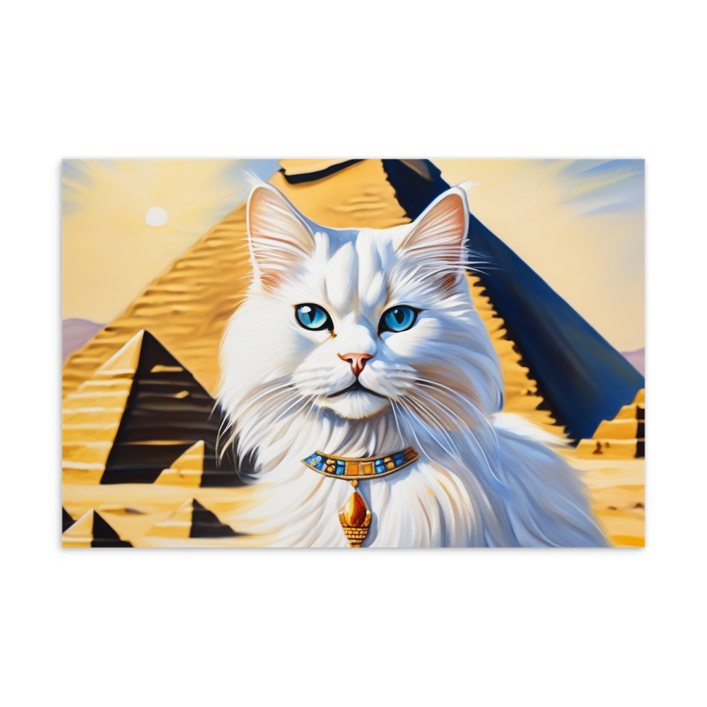 PugMug Custom White Persian Cat Postcard