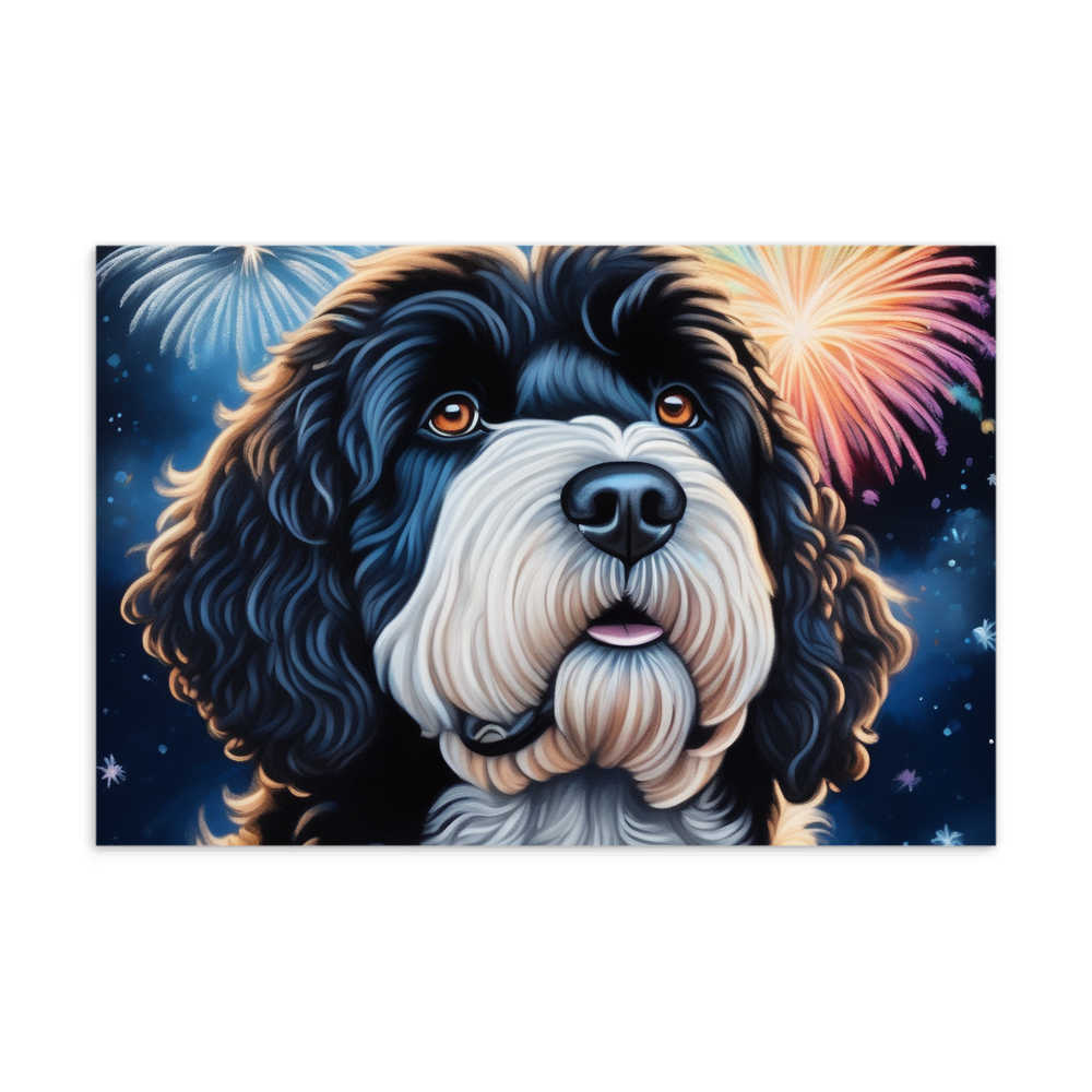 PugMug Custom Portuguese Water Dog Postcard