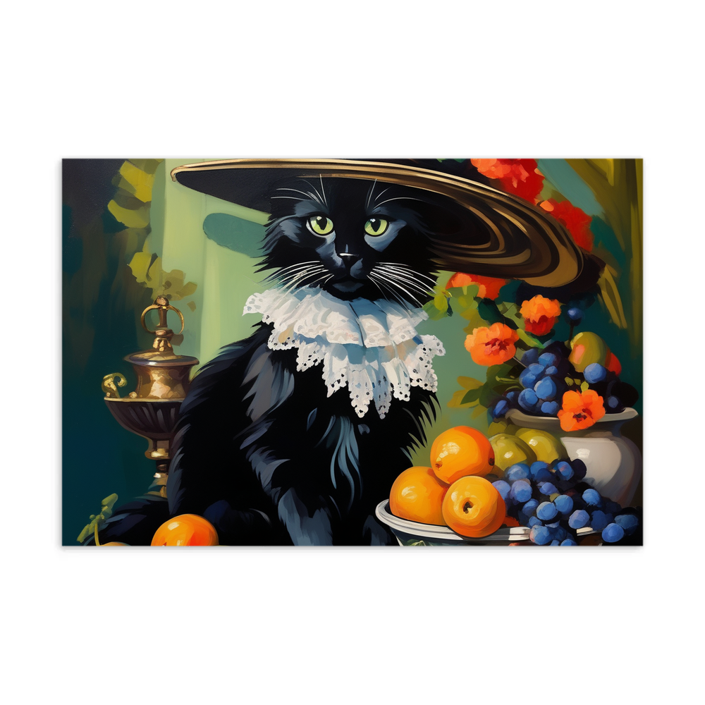 PugMug Custom Black Ragdoll Cat Postcard