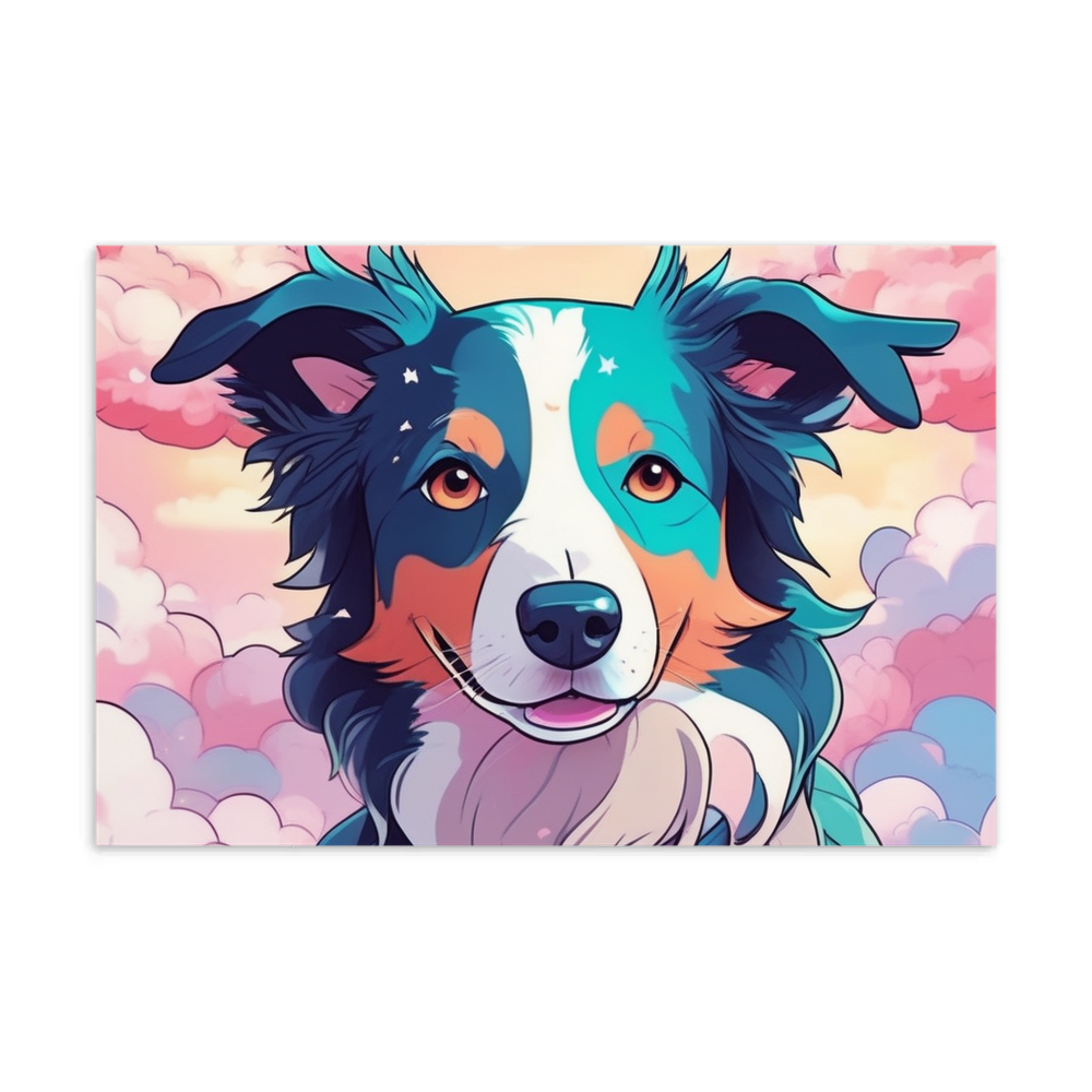 PugMug Custom Border Collie Postcard