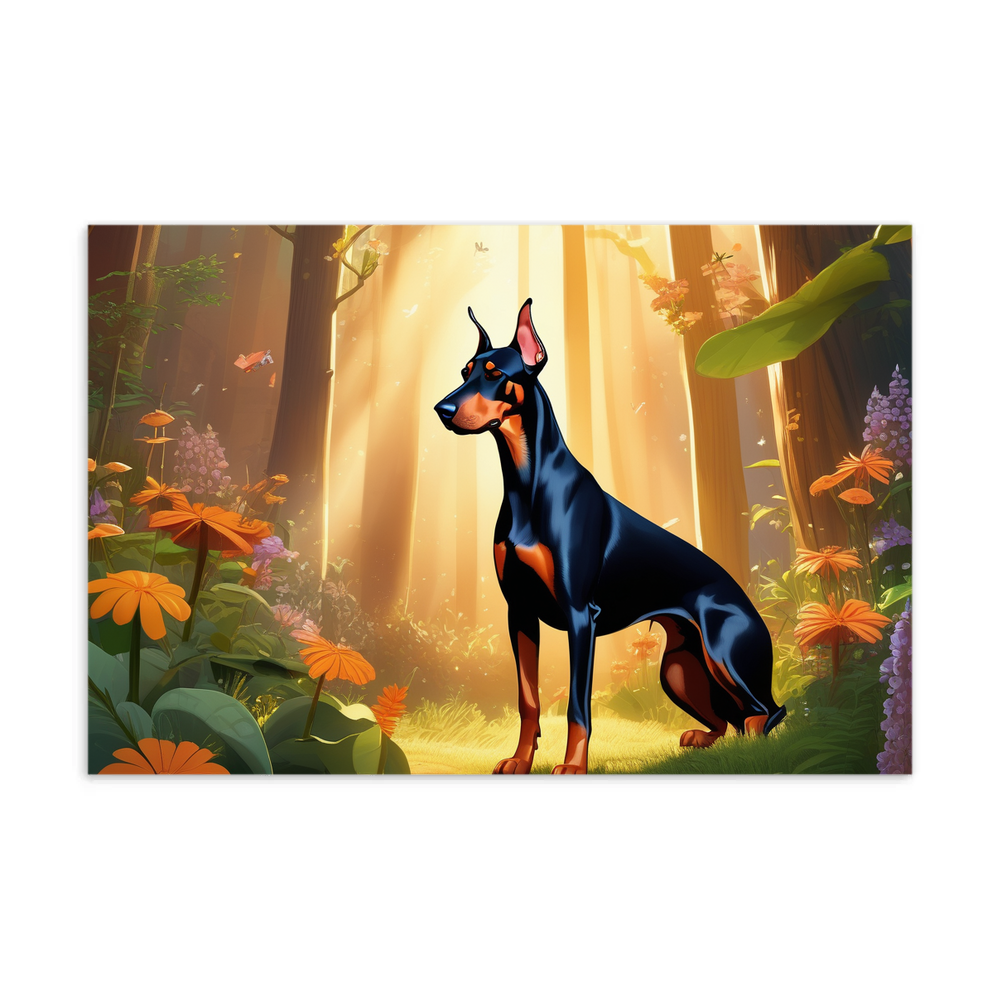 PugMug Custom Doberman Pinscher Postcard