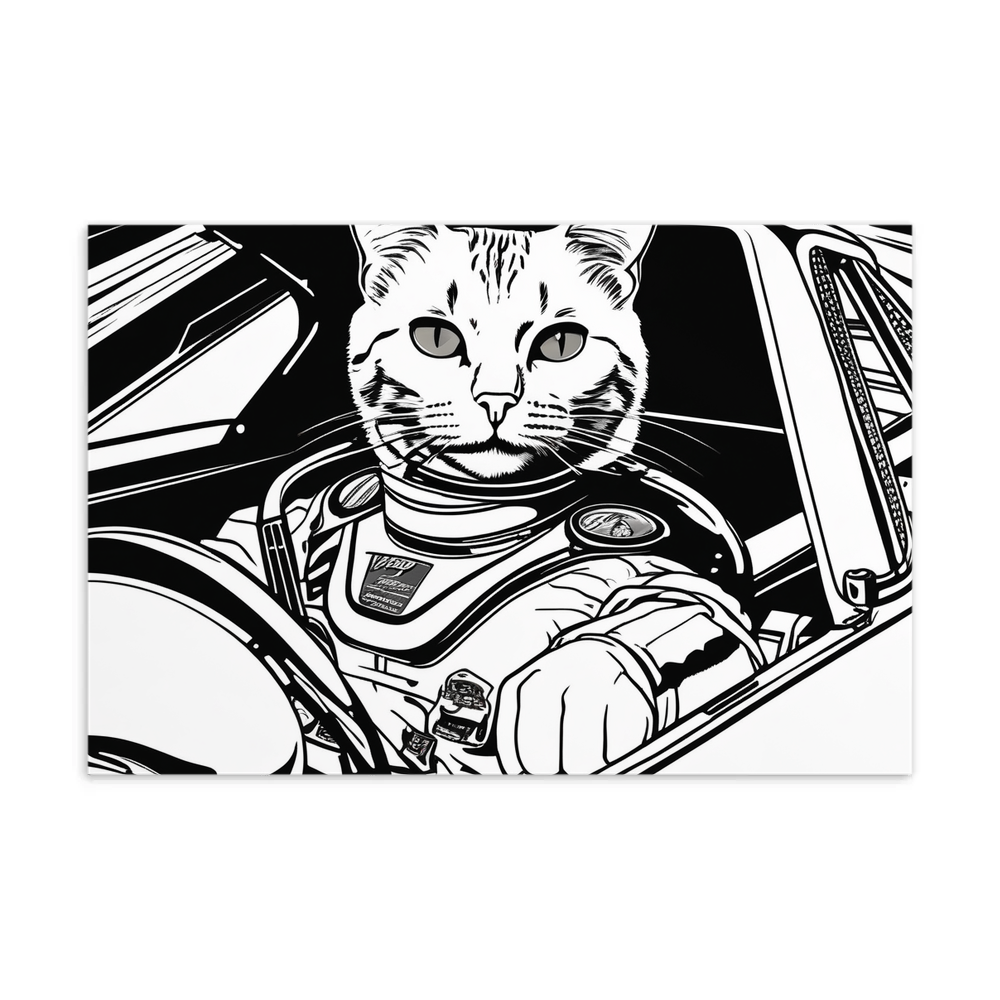PugMug Custom White Companion Cat Postcard