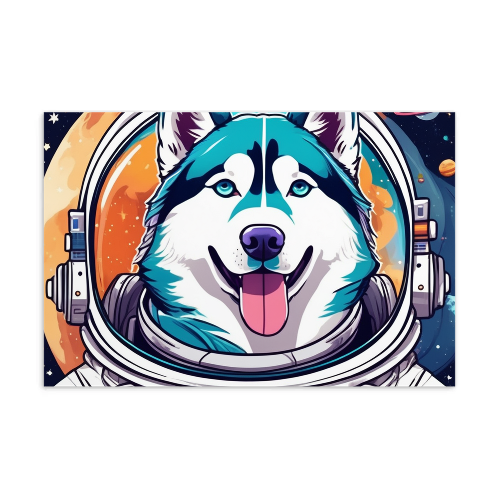 PugMug Custom Siberian Husky Postcard