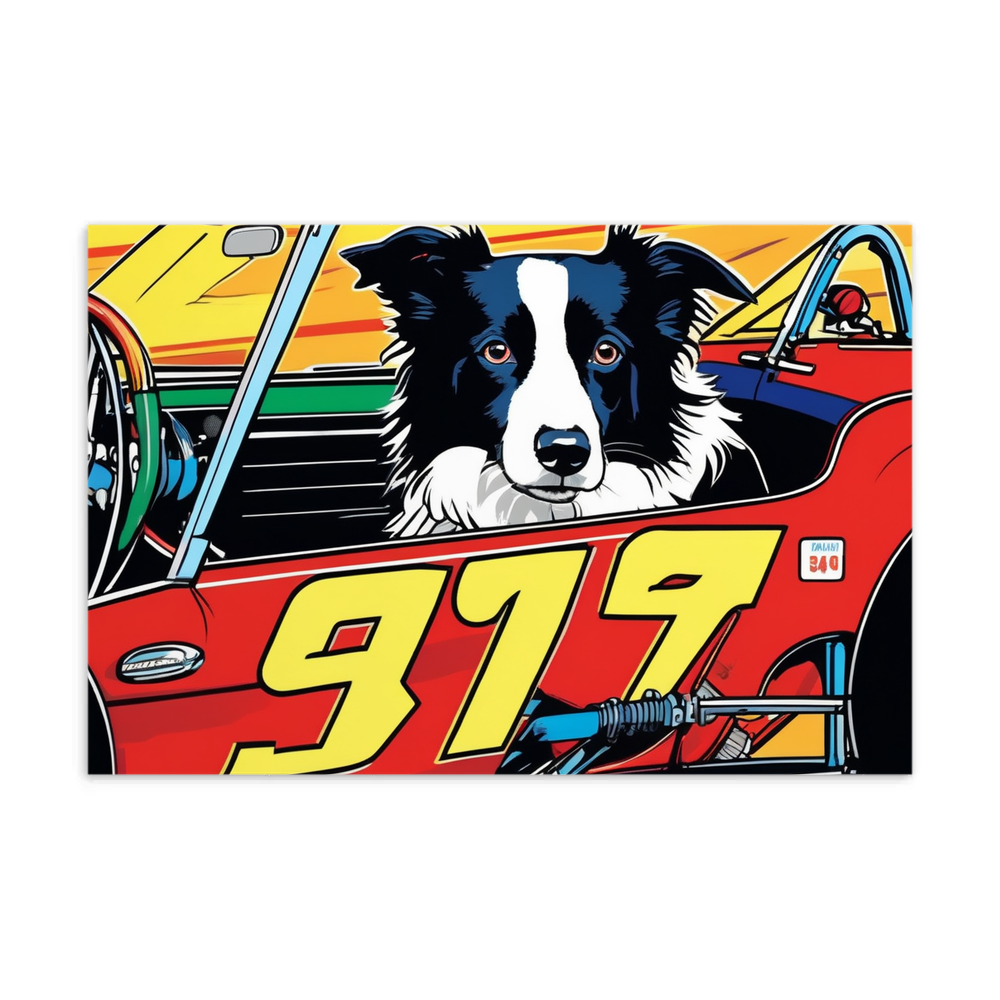 PugMug Custom Border Collie Postcard