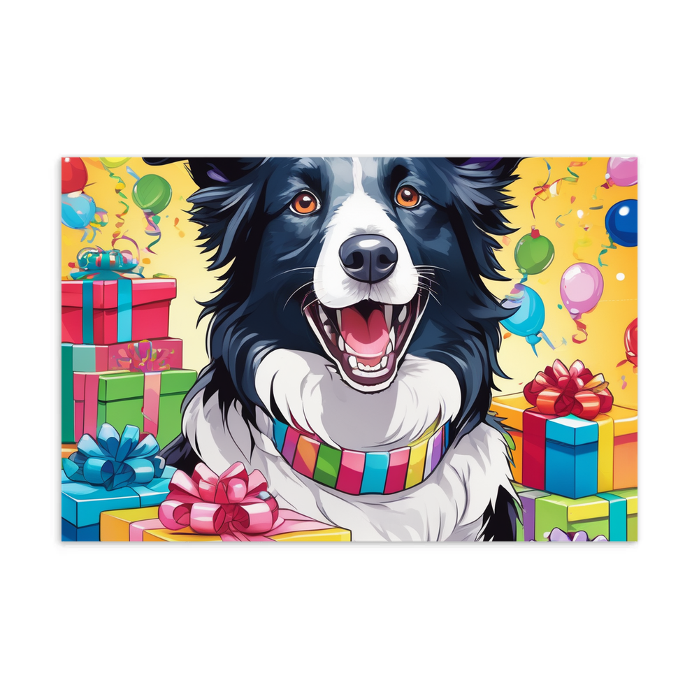 PugMug Custom Border Collie Postcard