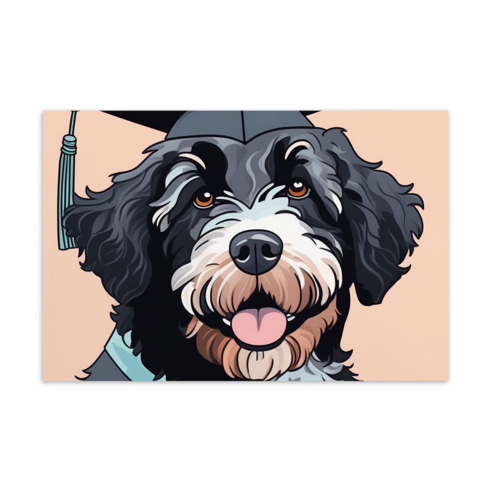 PugMug Custom Portuguese Water Dog Postcard