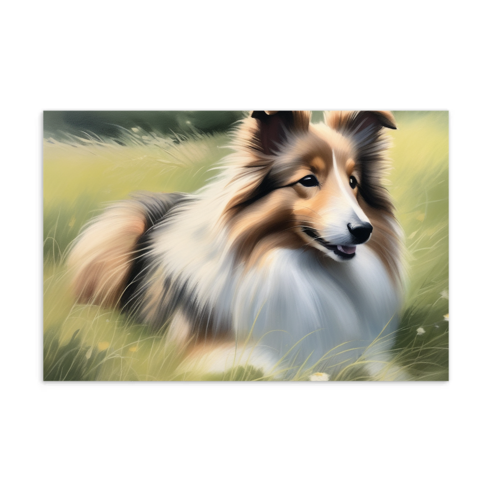 PugMug Custom Shetland Sheepdog Postcard
