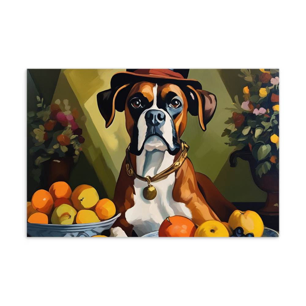PugMug Custom Boxer Dog Postcard