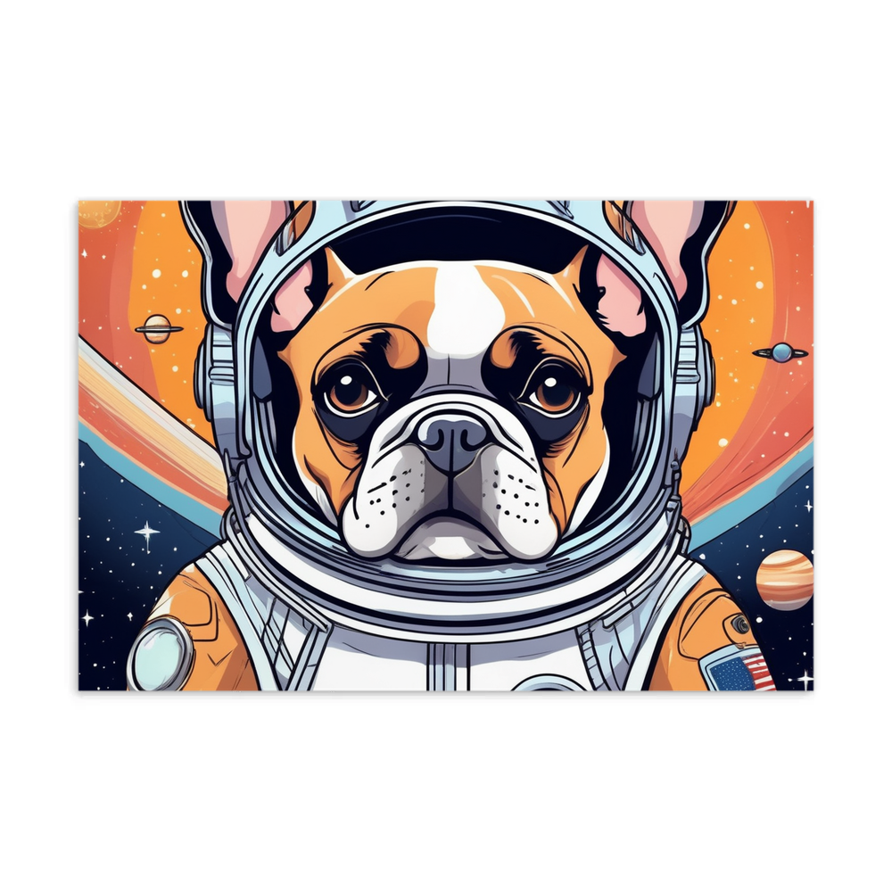 PugMug Custom Tan French Bulldog Postcard