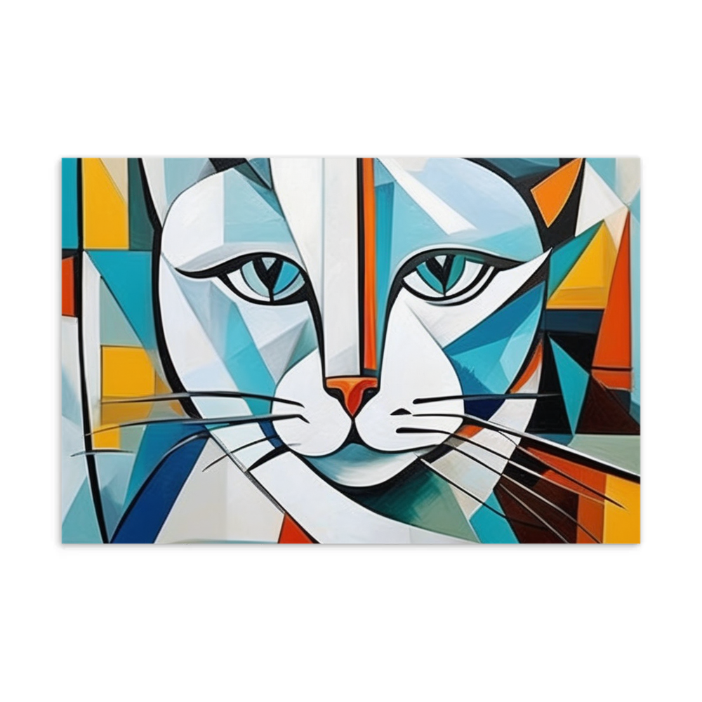 PugMug Custom White Companion Cat Postcard