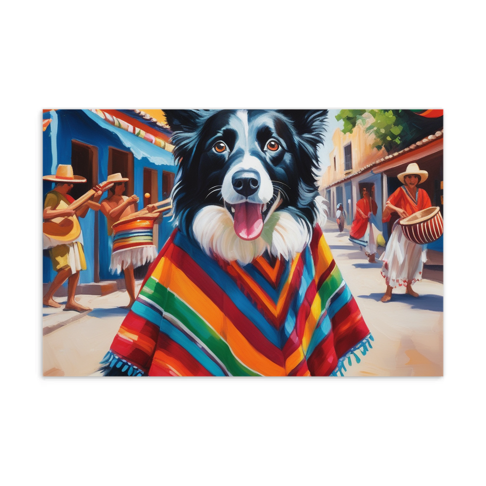 PugMug Custom Border Collie Postcard