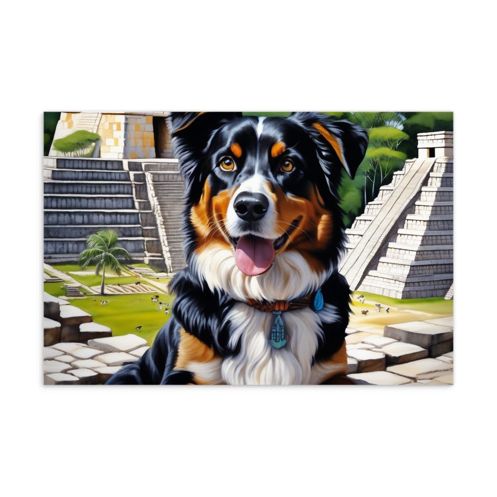 PugMug Custom Miniature American Shepherd Postcard