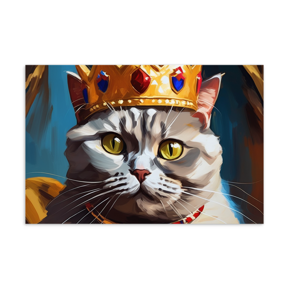 PugMug Custom Tabby British Shorthair Cat Postcard