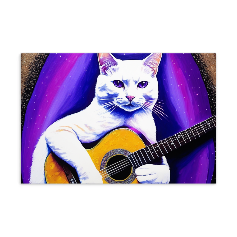 PugMug Custom White Companion Cat Postcard