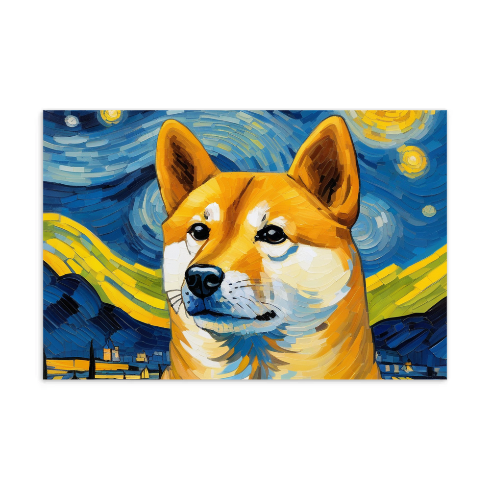 PugMug Custom Shiba Inu Postcard