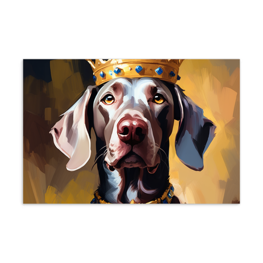 PugMug Custom Weimaraner Postcard