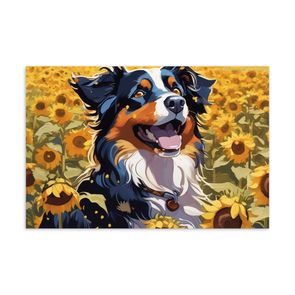PugMug Custom Miniature American Shepherd Postcard