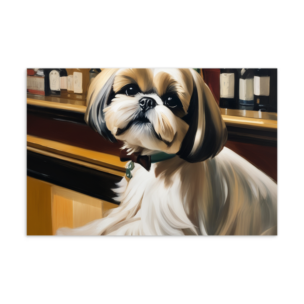 PugMug Custom Shih Tzu Postcard