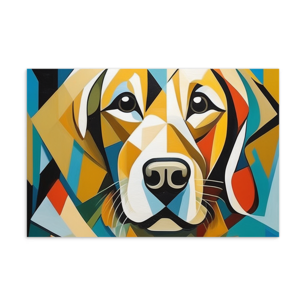 PugMug Custom Golden Retriever Postcard
