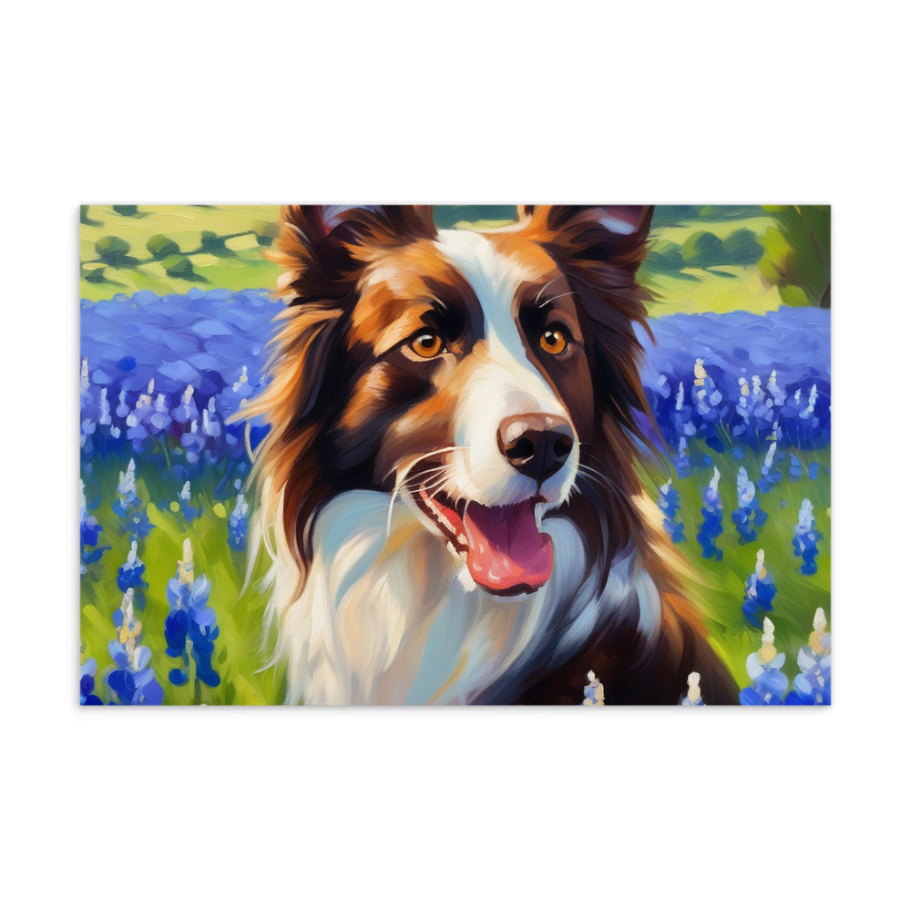 PugMug Custom Border Collie Postcard