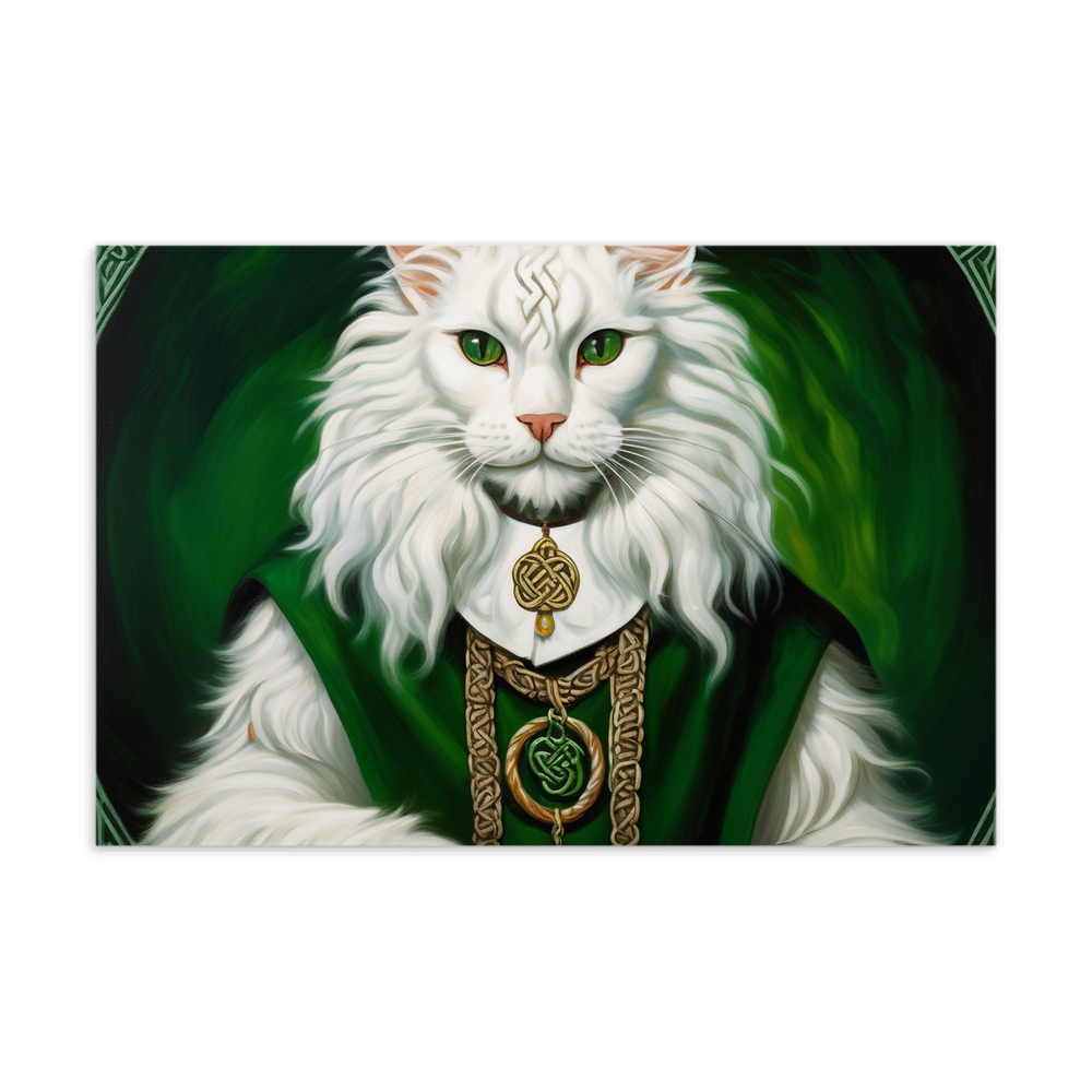 PugMug Custom White Maine Coon Cat Postcard