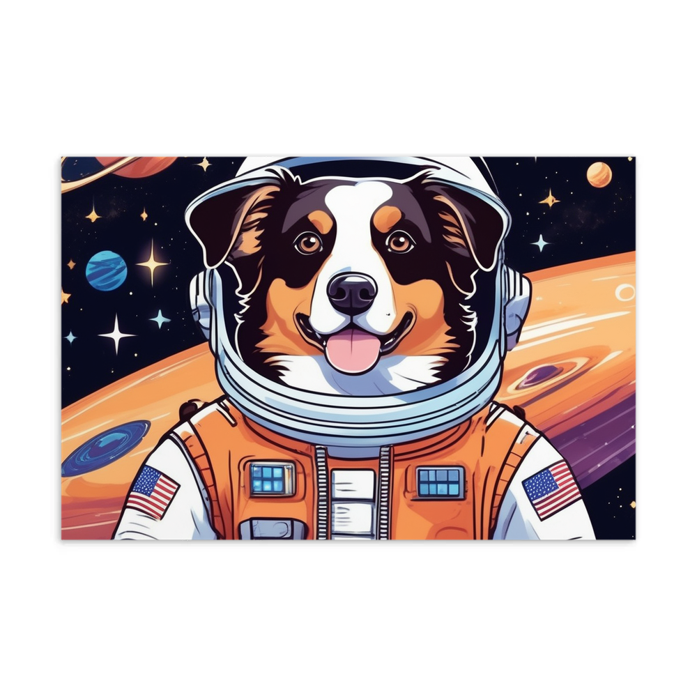 PugMug Custom Miniature American Shepherd Postcard