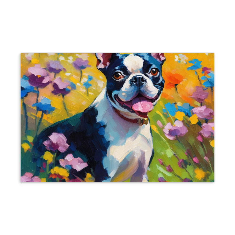 PugMug Custom Boston Terrier Postcard
