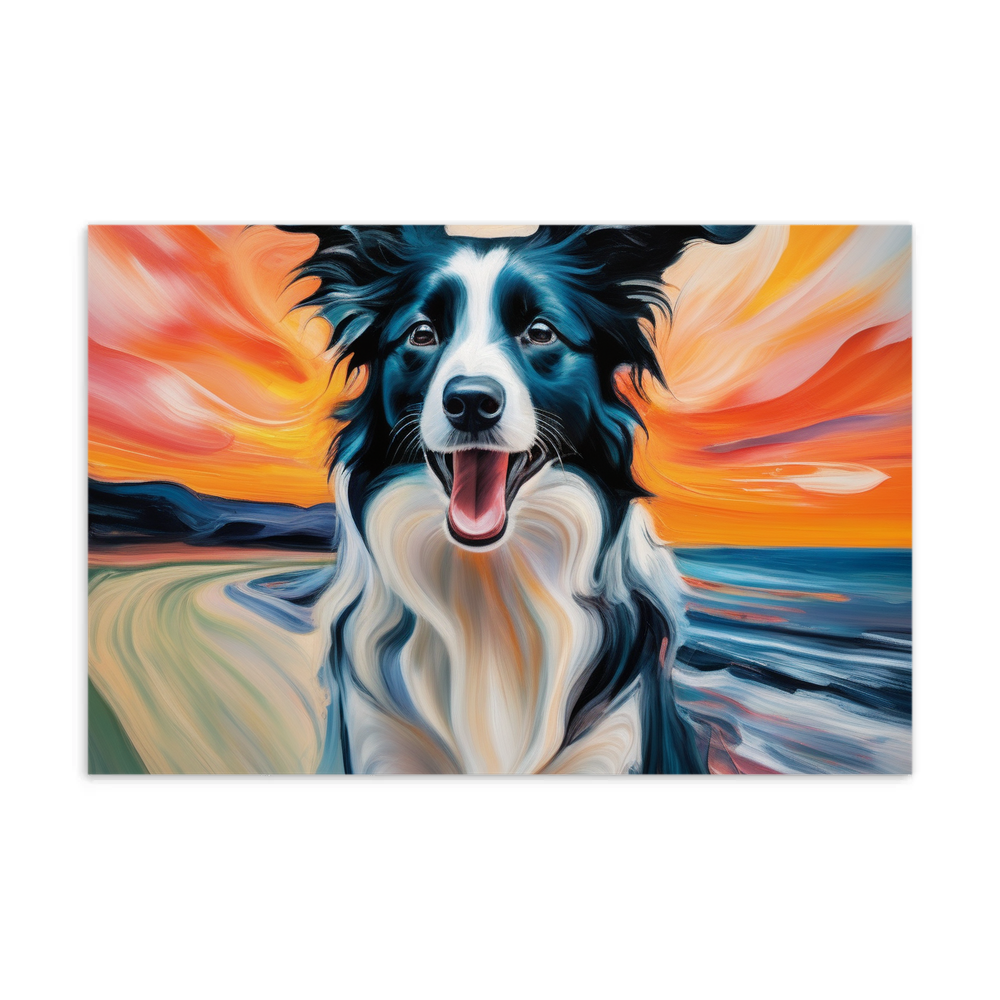 PugMug Custom Border Collie Postcard