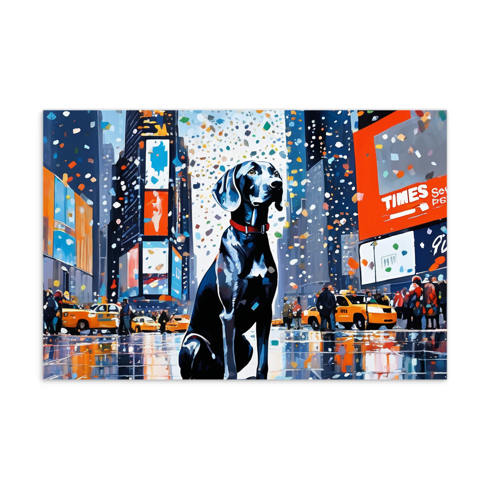 PugMug Custom Weimaraner Postcard