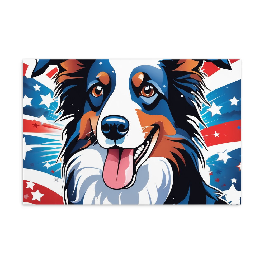 PugMug Custom Border Collie Postcard