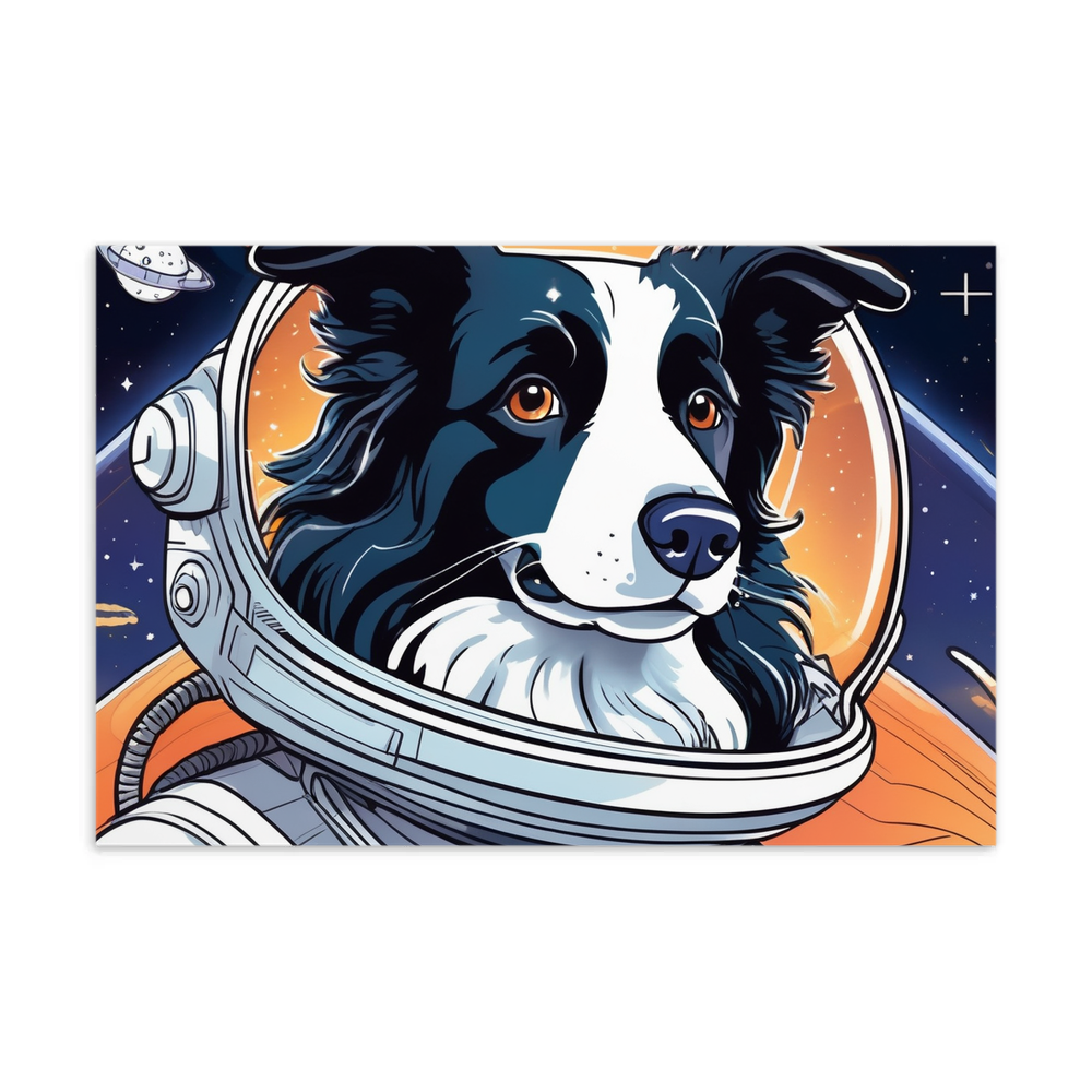 PugMug Custom Border Collie Postcard