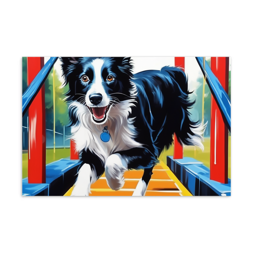 PugMug Custom Border Collie Postcard