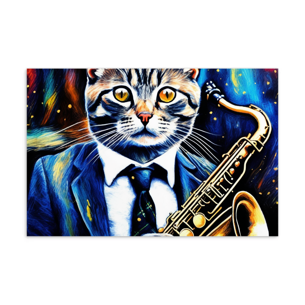 PugMug Custom Tabby Scottish Fold Cat Postcard