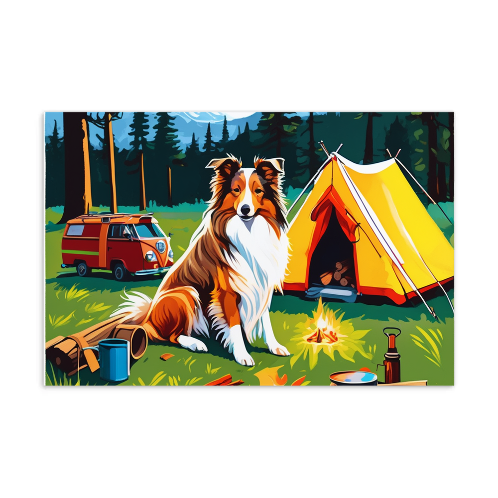 PugMug Custom Shetland Sheepdog Postcard