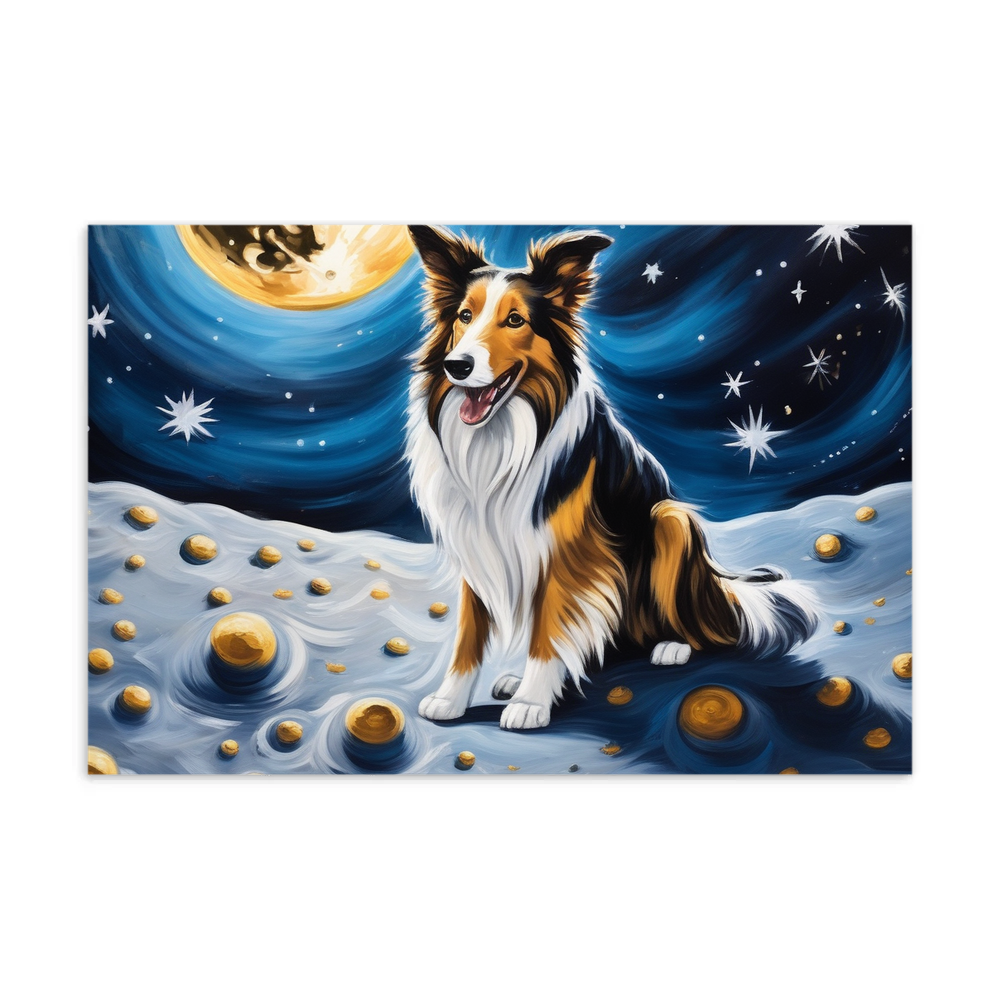PugMug Custom Collie Postcard