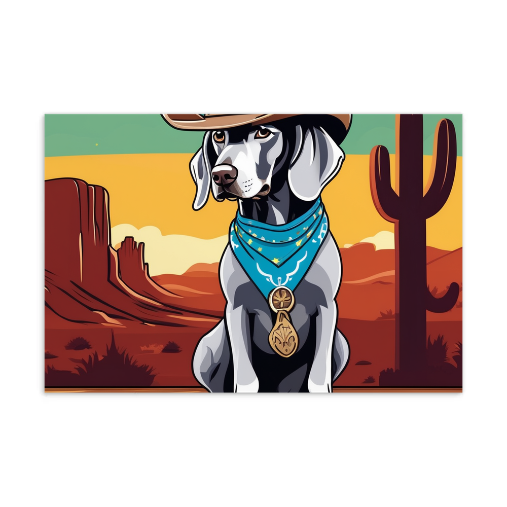 PugMug Custom Weimaraner Postcard