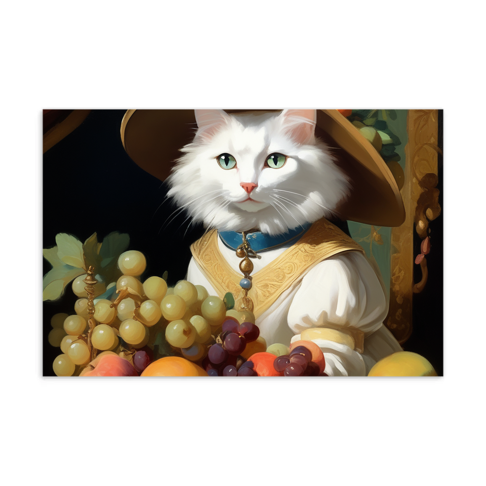 PugMug Custom White Companion Cat Postcard