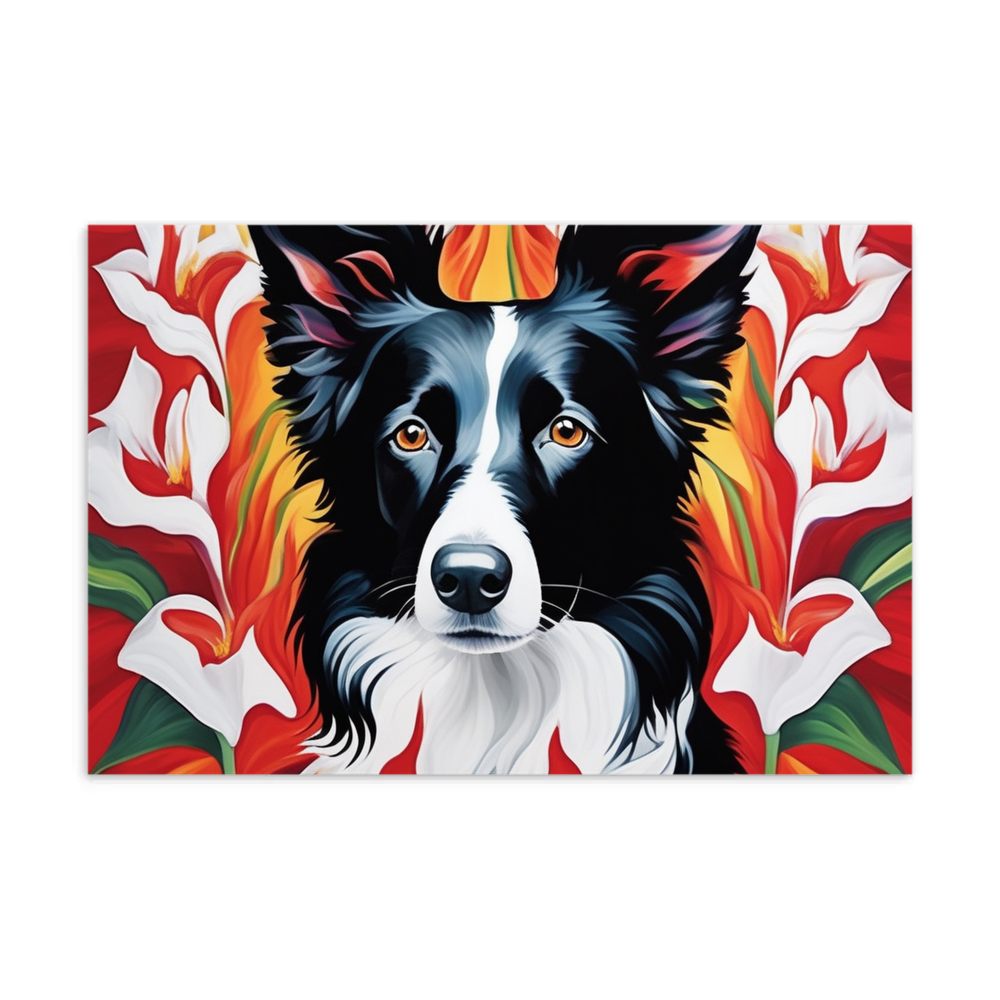 PugMug Custom Border Collie Postcard