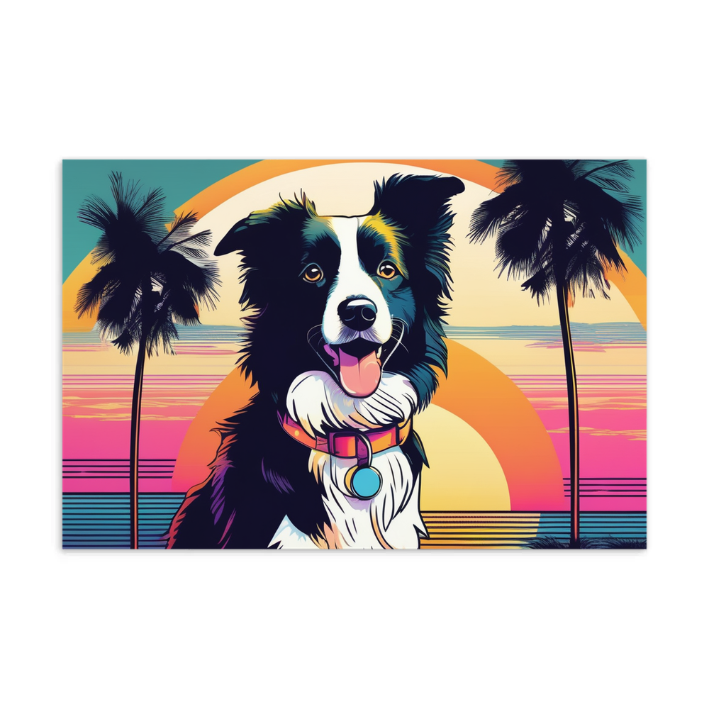PugMug Custom Border Collie Postcard