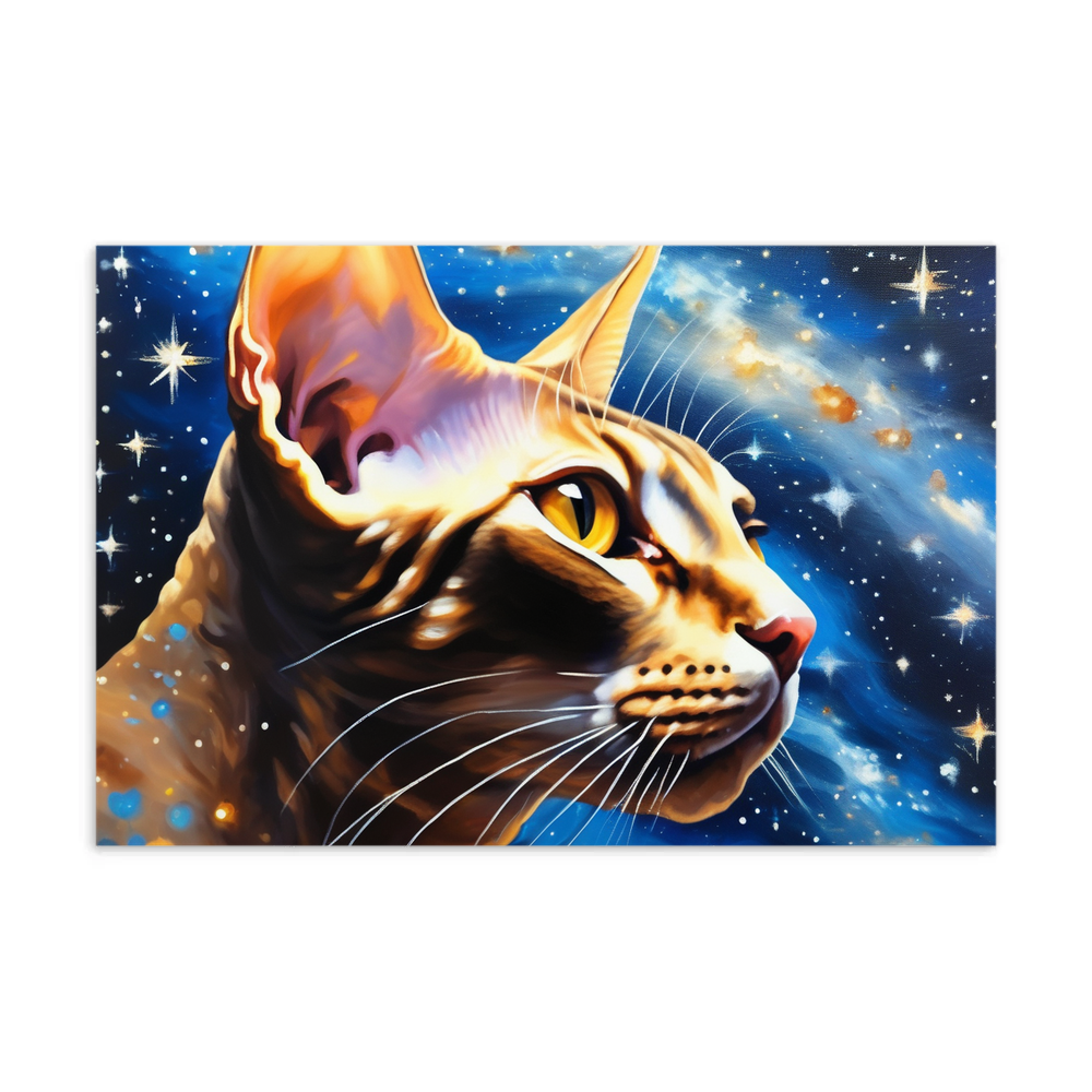 PugMug Custom Tabby Sphynx Cat Postcard