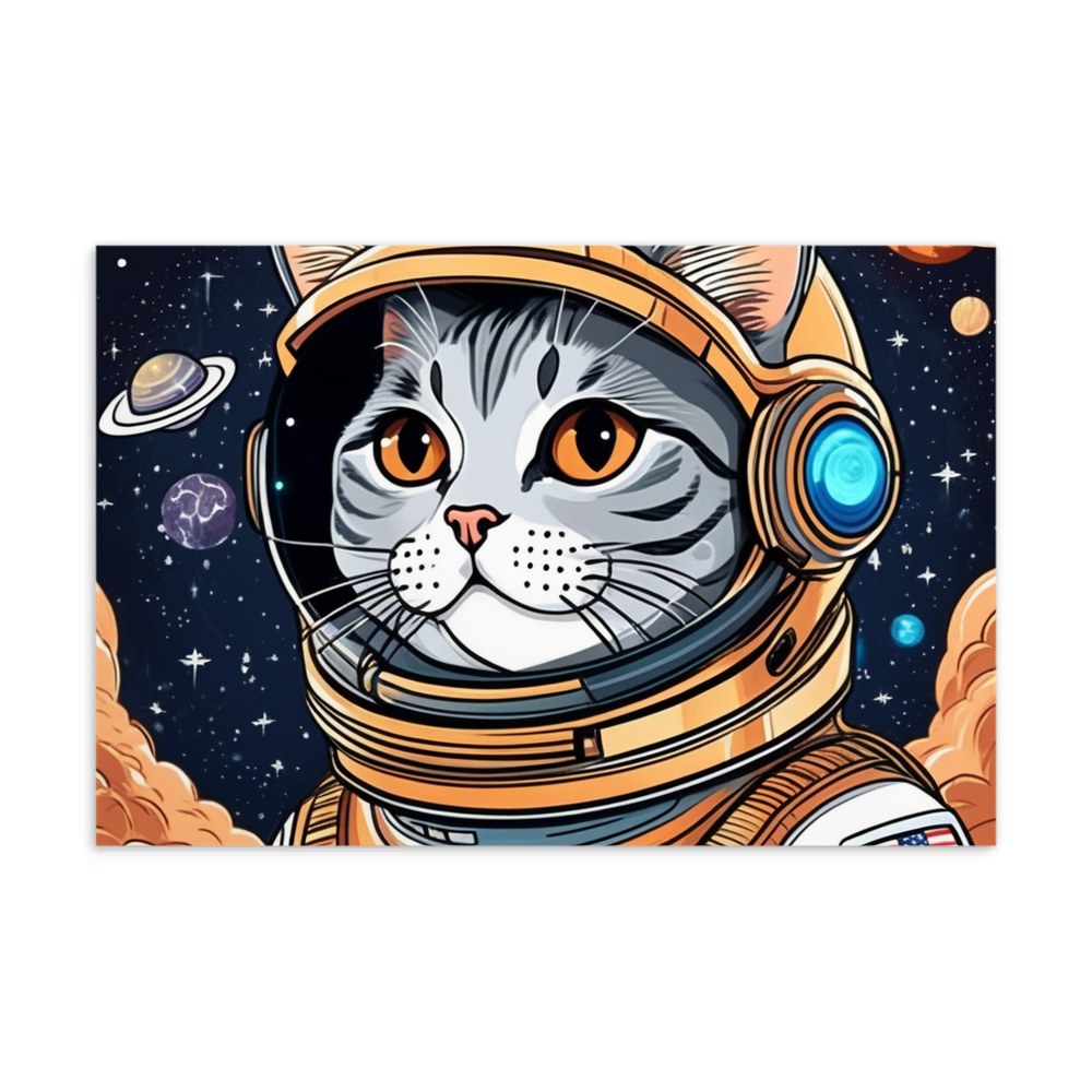 PugMug Custom Tabby British Shorthair Cat Postcard