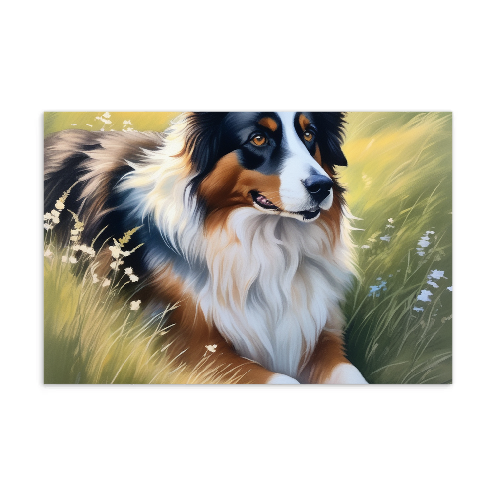 PugMug Custom Miniature American Shepherd Postcard