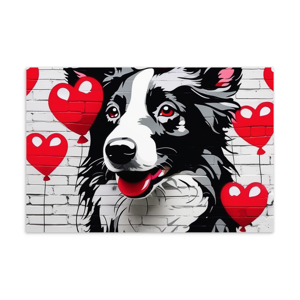 PugMug Custom Border Collie Postcard