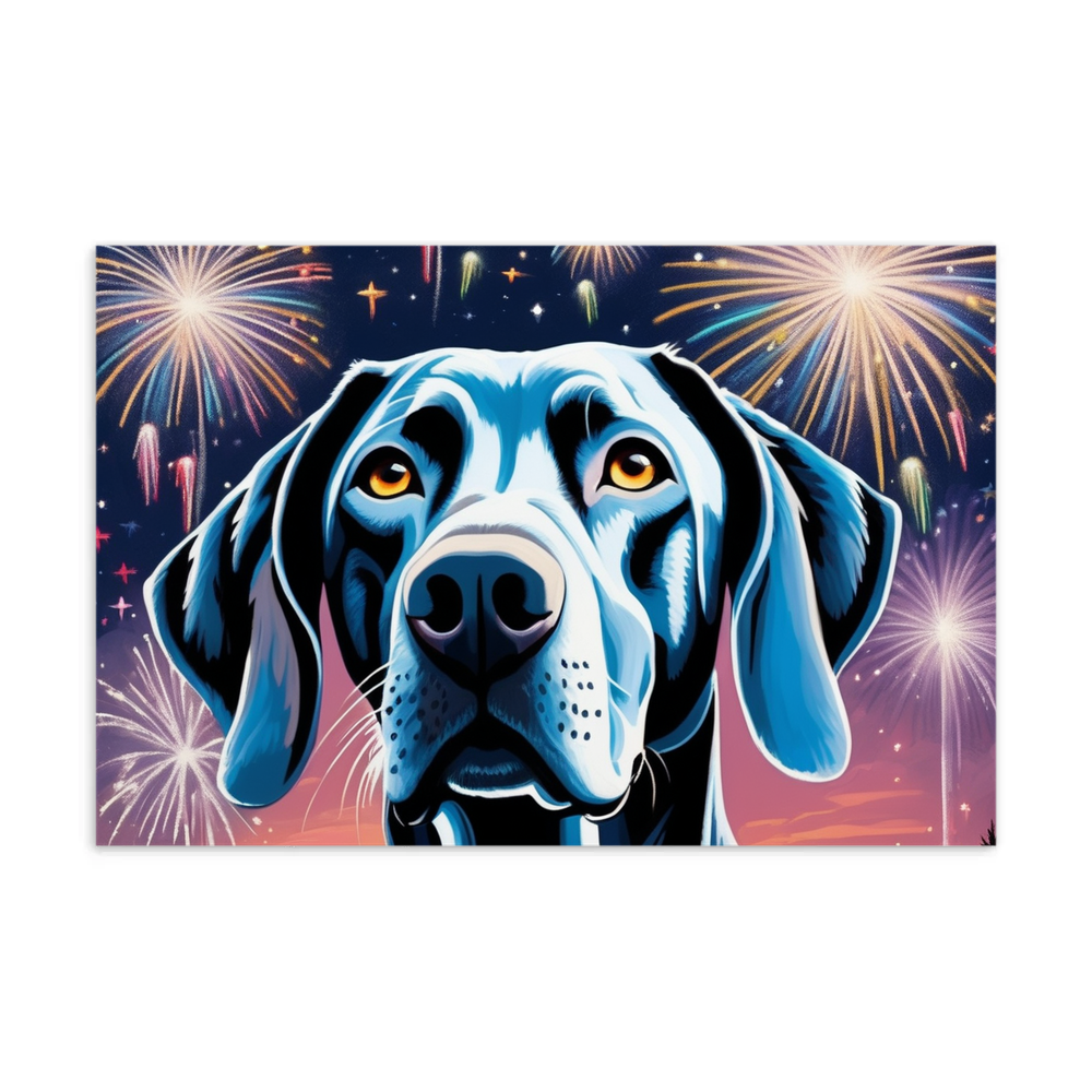 PugMug Custom Weimaraner Postcard