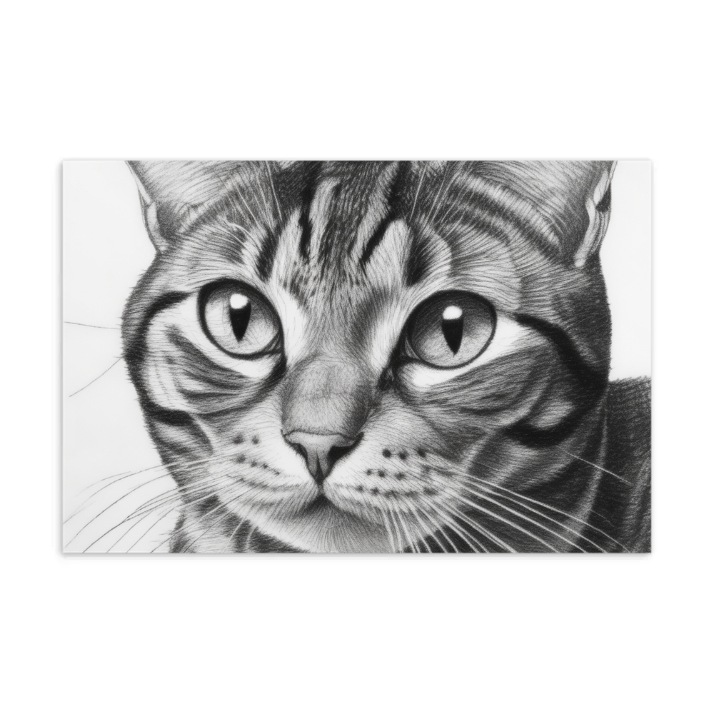 PugMug Custom Tabby American Shorthair Cat Postcard