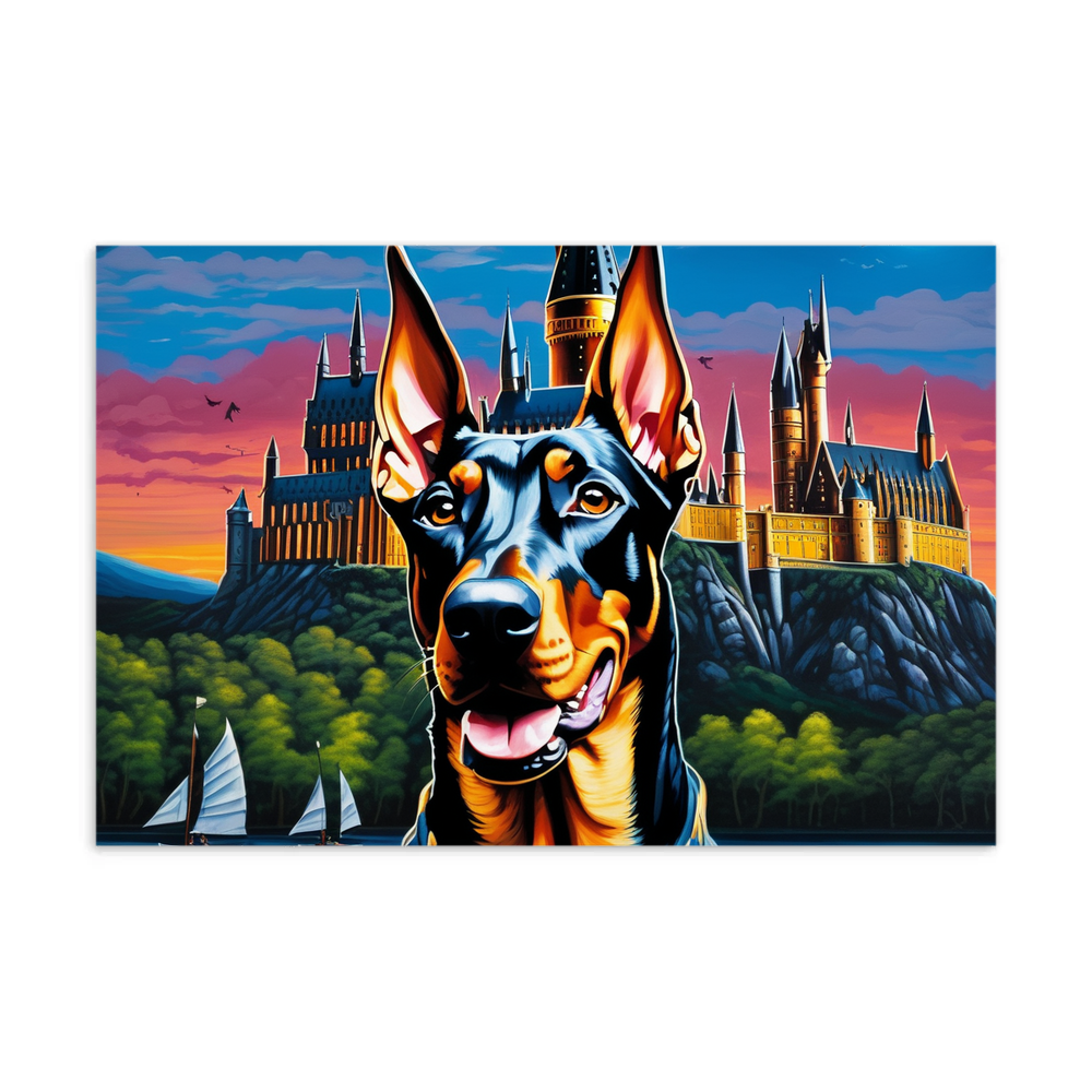 PugMug Custom Doberman Pinscher Postcard