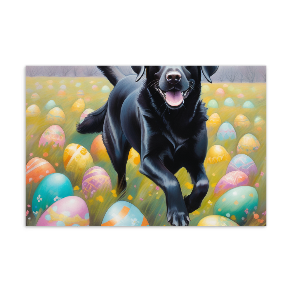 PugMug Custom Black Labrador Retriever Postcard